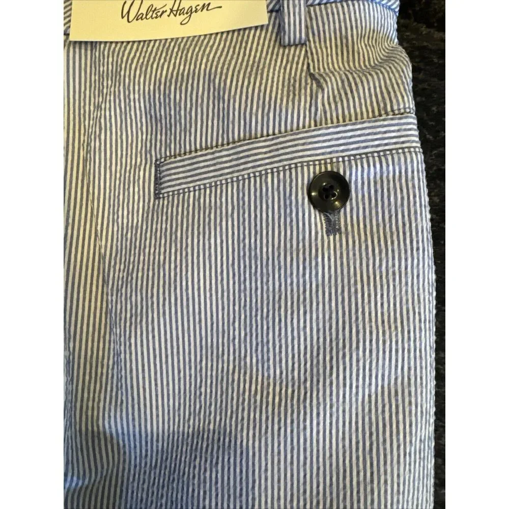 Walter Hagen Shorts Men's Blue Striped 9